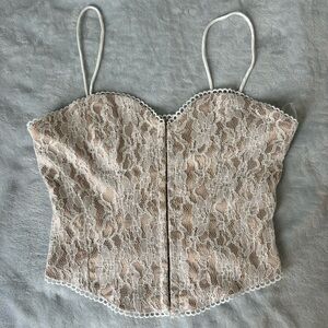 NWT! Princess Polly Cream Lace Camisole
